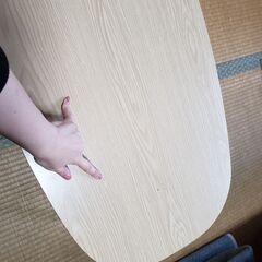 ニトリ　折りたたみテーブルの画像