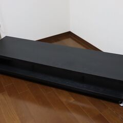 【引き渡し決定しました】150㎝幅　テレビボード　ブラック木目