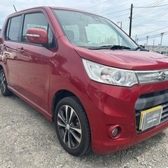 【支払総額16.8万円】h26年式ワゴンRスティングレーターボ車検令和7年1月機関良好♪フルセグTV ブレーキサポート付き内外装良好 即日納車okの画像