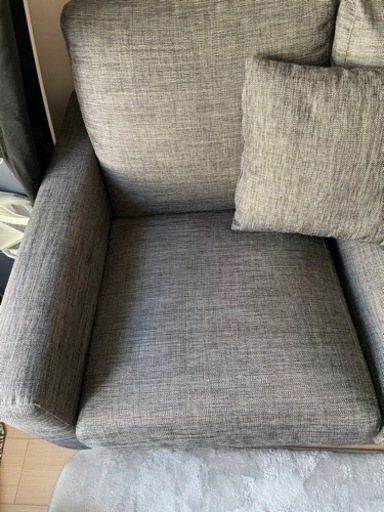 布張りカウチソファ