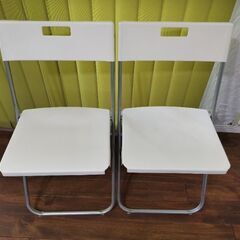 IKEA 折り畳みチェア2脚セット