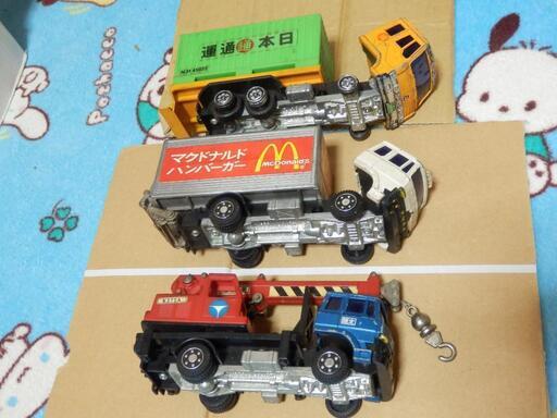 ❤️ヨネザワ★働く車★３台セット★クレーン車★日本通運★マック