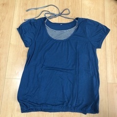 【全てMサイズ】マタニティ兼授乳服 半袖トップス3点まとめ売りの画像
