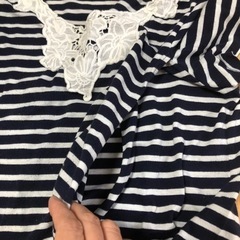 【全てMサイズ】マタニティ兼授乳服 半袖トップス3点まとめ売りの画像