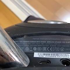 【受け渡し予定者確定済】bluetoothスピーカー（HARMAN KARDON）の画像