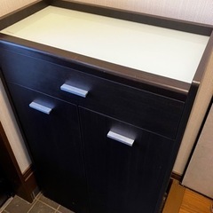 引き出し付き下駄箱　ニトリ