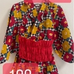 子供　ゆかた　女の子用　ゆかたドレス