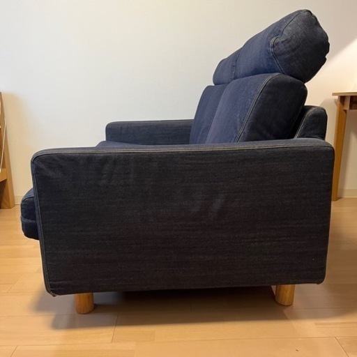 無印良品　ソファ　2シーター　ヘッドレスト付き