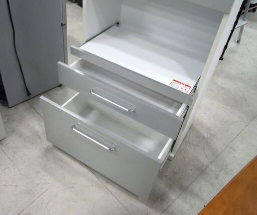 高橋木工 レンジボード スリムタイプ ラディア70レンジボード グレー 1本物 キッチン収納 ホワイト 札幌市東区 新道東店