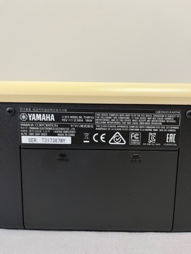 YAMAHA THR10  値下げしました。
