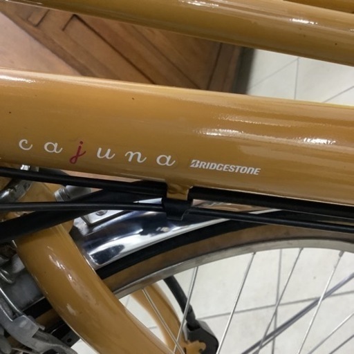 BRIDGESTONE ブリヂストン　cajuna 電動自転車　電動アシスト自転車　ベルトドライブ　26インチ　3段変速　9.6AH