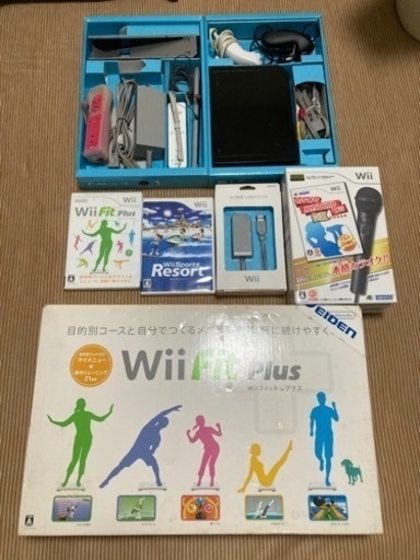 wii+wii fit+ソフト3本