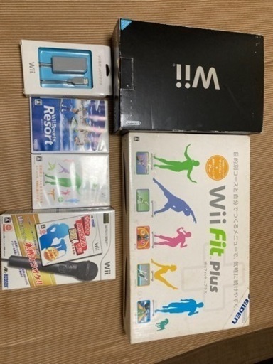 wii+wii fit+ソフト3本