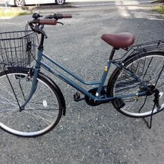 26インチシティーサイクル6段変速(b) ほぼ新品