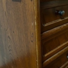決まりました。欅の茶箪笥　食器棚(前出品者様、申し訳ございません)の画像