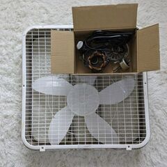 壊れたBOXファン、夏休みの自由研究にできるかも。の画像