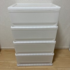 プラスチック4段棚