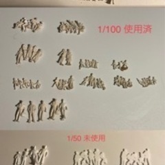 建築模型　1/50、1/100、1/200 人模型・点景 196...