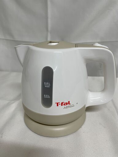 【北見市発】ティファール T-fal 電気ケトル アプレシアプラス BF805 2017年製 白 0.8L (E1844kmkY)