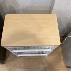 キャスター付きキッチン収納棚