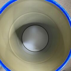 ペール缶　椅子　ブルー　フタなしの画像