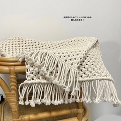 マクラメ　ラグ　マット　ロープマット　絨毯　玄関マット　Francfrancの画像