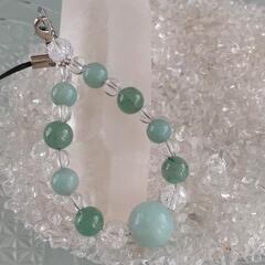 癒しの石✩.*˚ハンドメイドストラップ