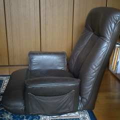リクライニング・回転・座椅子　皮の画像