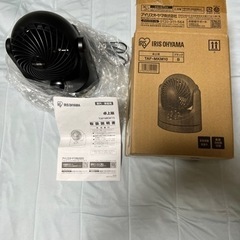 アイリスオーヤマ 卓上扇風機 ミニ 首振り静音 TAF-MKM10 黒