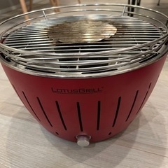 【取引完了】無煙ロータスグリル レッド レギュラーサイズの画像