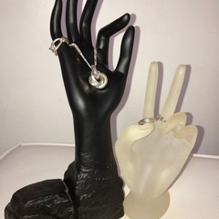 【決まりました】アクセサリースタンド◆2個セット◆ブラック/クリ...