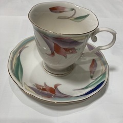 おしゃれなティーカップセット5客の画像