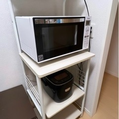 レンジラック キッチンラック レンジ台 炊飯器台