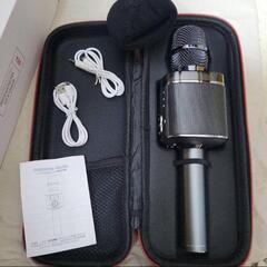 カラオケマイク ワイヤレス Bluetooth 変音 伴奏機能 USB パーティの画像