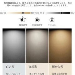 おしゃれなシーリングライトの画像