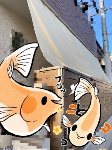 サンシェード　日除　ネット　195 × 540