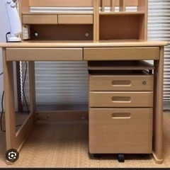 ニトリ　組み合わせデスク　二点セット　勉強机