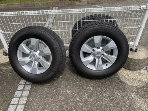 最終トヨタ　150系プラド　値下げ！新車外し　265/65R17 現行プラド　150TRJ 新車純正タイヤホイールセット