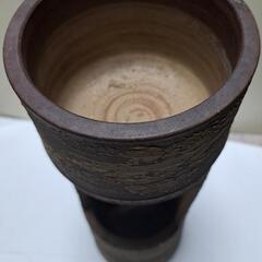 南山焼　二重生　花器　華道　古美術　工芸品　骨董品の画像