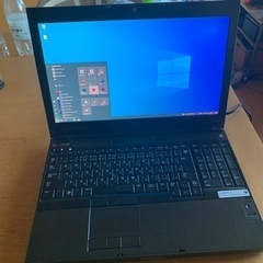 （売約済）大特価！人気機種　Pro用ハイスペック最上位クラスWorkstation。dell precision m4600改その⑬。Webカメラ、ブルートゥース搭載機i7 2640M FireProm5100GPU搭載！メモリー16G　新品SSD!480G　win10pro64bit。の画像