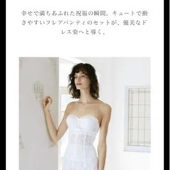 美品♪セモアブライダルインナー d65 + ウェディンググローブの画像
