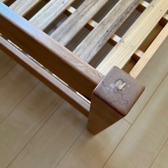 木製　ベッドの画像