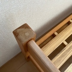 木製　ベッドの画像