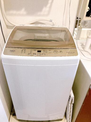 洗濯機　7.0kg　AQUA AQW-GS70JBK-FG