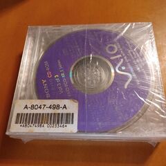 《未開封》Sony Vaio システムリカバリCD-Romの画像