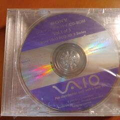 《未開封》Sony Vaio システムリカバリCD-Romの画像