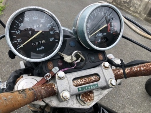 カワサキ　ゼファー400   書類付実働ベース車