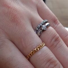 K18喜平リング ペアリングにも♪の画像