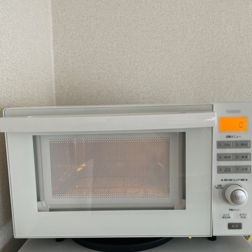 【使用年数一年】ツインバード 18L フラットオーブンレンジ 赤外線センサー DR-E852W