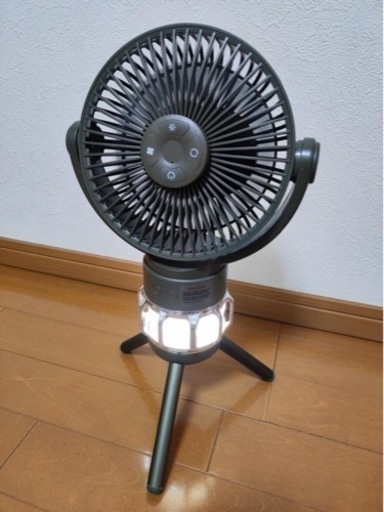 キャンプ 扇風機 USB充電